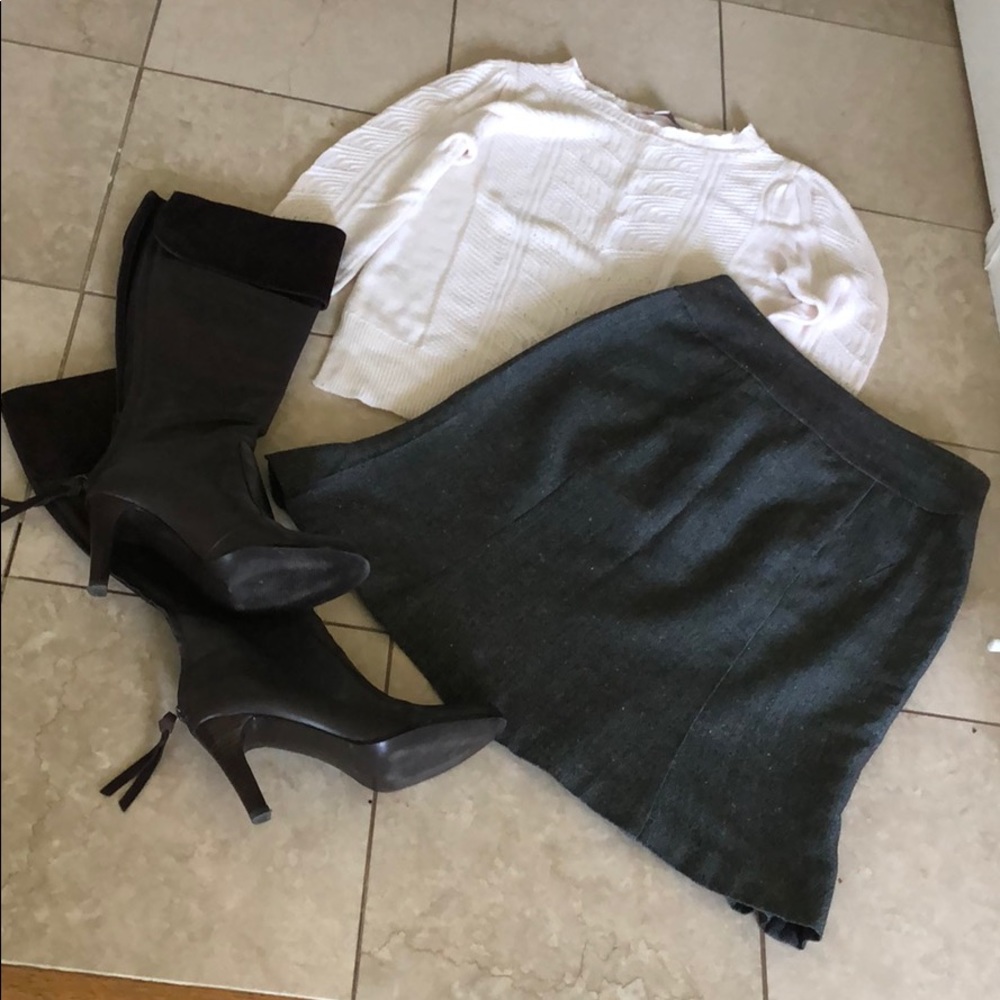 The Limited High Waist,Flounce Skirt